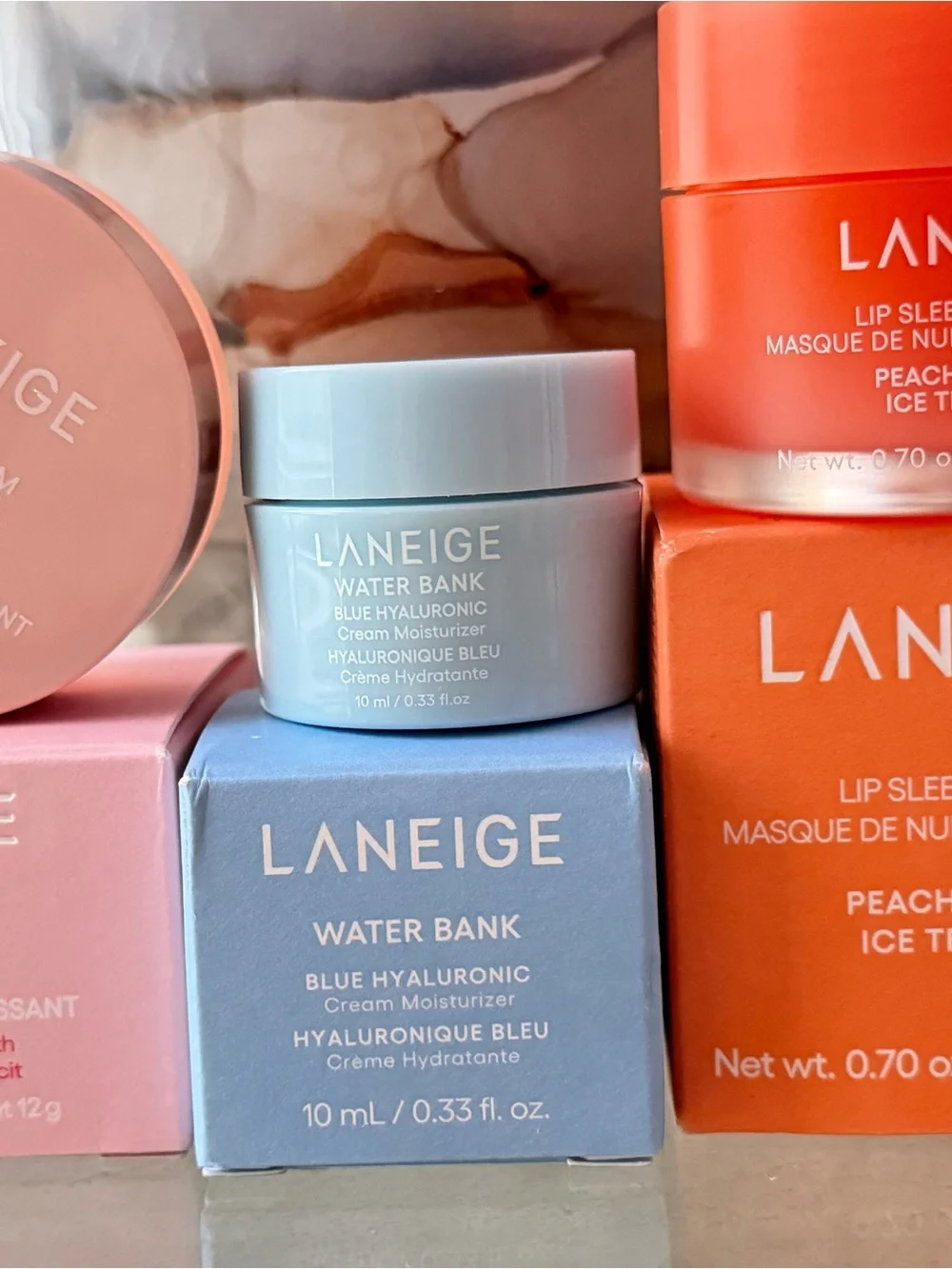 Laneige Water Bank, Lip Treatment, Lip Sleeping Mask Set